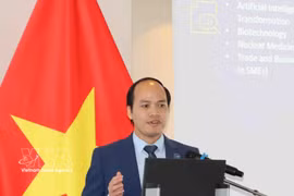 在比利时卢森堡越南知识分子协会（ViLaB）主席冯国智。图自越通社