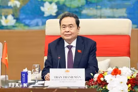 越南国会主席陈青敏。图自越通社