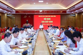 会议场景。图自越通社