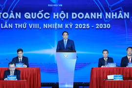 越南政府总理范明政出席并发表讲话。图自越通社