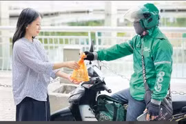 “线上买菜”市场正成为越南电子商务增长的热点之一。图自越通社