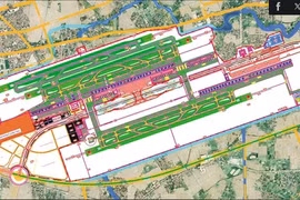 嘉平国际航空港投资项目的规划。图自Vnexpress