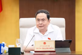 越南国会主席陈青敏。图自越通社