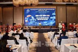 越南港口协会第十次代表大会（2025—2030年任期）现场。图自越通社