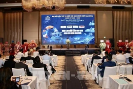 越南港口协会第十次代表大会（2025—2030年任期）现场。图自越通社