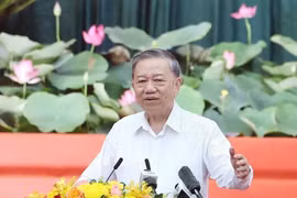 越共中央总书记苏林。图自越通社