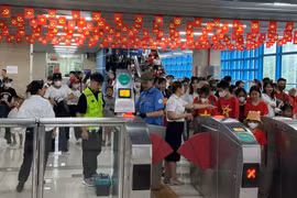 河内城铁2A线将于11月18日起启用新一代票务系统。图自越通社