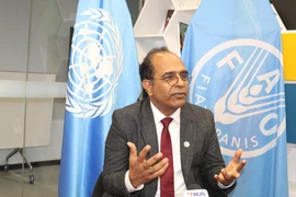 联合国粮农组织驻越南首席代表维诺德·阿胡贾。图自越通社