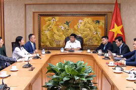 软只用副总理会意见上海世界顶尖科学家发展基金会代表团。图自越通社