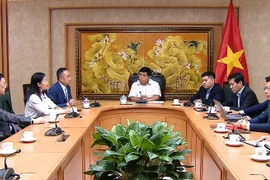 软只用副总理会意见上海世界顶尖科学家发展基金会代表团。图自越通社
