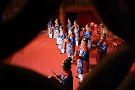 宫廷雅乐所用的每一件乐器就是一件艺术珍品，凝聚着浓厚的阮朝美学印记与匠心工艺。图自 越通社
