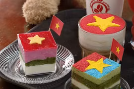 “创意咖啡馆以国旗主题饮品点燃节日爱国热潮