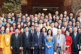 苏林总书记会见归国参加2025年“家乡之春”活动的旅外越侨胞代表