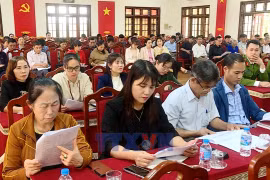 “先行一步”迎接全民盛会——越南多地大力推进第十六届国会代表选举筹备工作