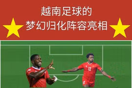 越南足球的梦幻归化阵容亮相