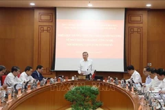 会议场景。图自越通社