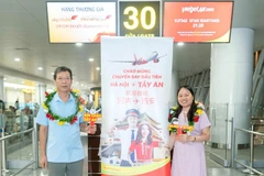 越捷航空开通飞往中国西安新航线。图自越通社