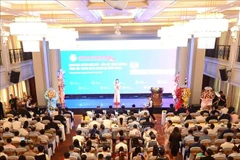 论坛现场。图自越通社