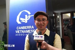 旅居堪培拉越南人协会主席、堪培拉越南企业家协会主席哈利·黄（Harry Hoàng）。图自越通社