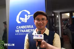 旅居堪培拉越南人协会主席、堪培拉越南企业家协会主席哈利·黄（Harry Hoàng）。图自越通社