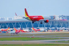 今年第一季度越捷航空合并利润同比增长24%。越捷供图