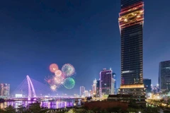 高达55层的西贡滨海国际金融中心是胡志明市新的标志性建筑。图自人民报