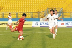 越南U17女足强势挺进2026年亚洲U17女足锦标赛决赛圈。图自越通社