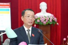 顺化市省委副书记潘天定当选市人民委员会主席。图自越通社