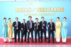越南航空公司开通釜山—芽庄直飞航线。图自越通社