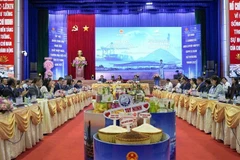 近日举行的2025年西宁省进出口商品供应链与电子商务对接会。图自越通社