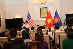 越南与美国启动第二轮双边对等贸易协定谈判。图自越通社