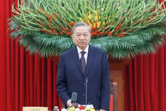 越共中央总书记苏林。图自越通社