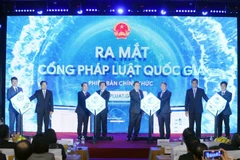 国家法律门户网亮相。图自越通社