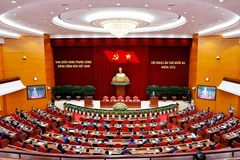 越共第十三届中央委员会第十三次会议闭幕。图自越通社