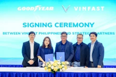 合作文件签署仪式。图自越通社