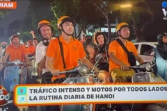 Argentina Telefe于9月1日在其《环游世界》专栏中播放了长达60分钟介绍越南风土人情的特别报道。图自越通社