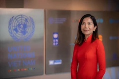 联合国常驻越南协调员宝琳·塔梅西斯。图自越通社
