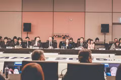 第36届外交—经济部长级会议现场。图自互联网