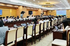 座谈会全景。图自越通社