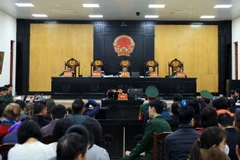 法庭现场。图自越通社