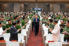 越共中央总书记苏林：将学习、贯彻落实胡志明主席思想与人民公安队伍建设紧密结合