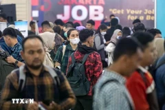 今年前四个月，印尼有至少7万名工人失业，因超过80家企业进行了裁员。图自越通社