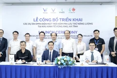 谅解备忘录签署仪式现场。图自越通社