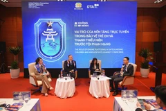 座谈会现场。图自越通社