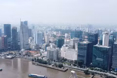 胡志明市一角。图自越通社