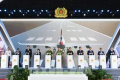 嘉平国际航空港建设项目开工仪式。图自越通社