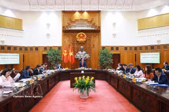 会议现场。图自越通社