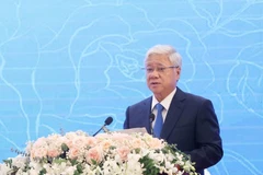 越南祖国阵线中央委员会主席杜文战。图自越通社