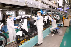本田（越南）公司正式推出首款型号为ICON e：的电动摩托车。图自越通社