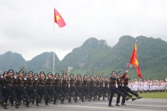 A80阅兵第三次综合演练。图自越通社